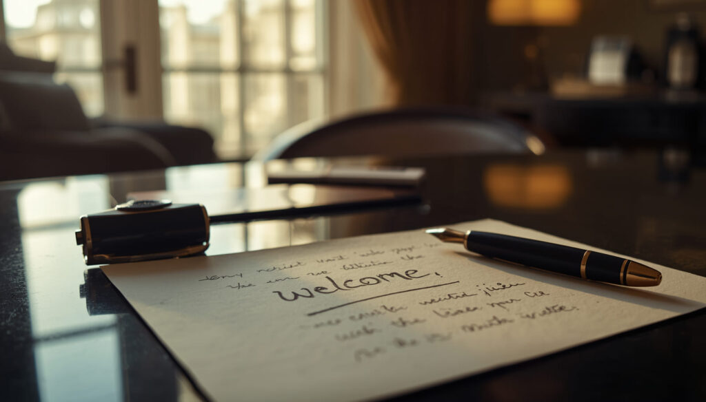 Cosa funziona meglio della Miglior Tariffa Garantita negli hotel di lusso 2 nota benvenuto personalizzata hotel boutique.jpg